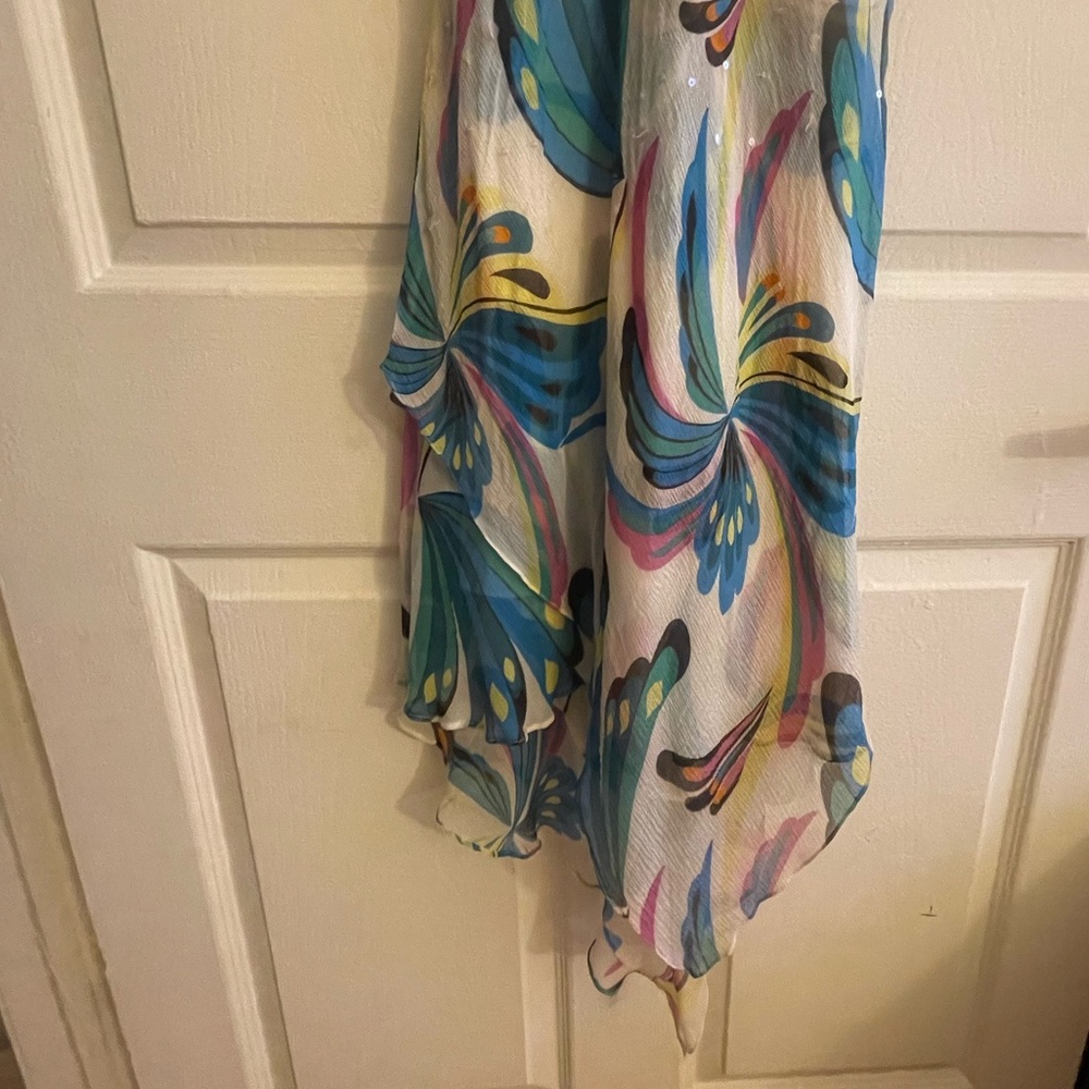 BCBG MaxAzria Silk Sequin Dress - Picture 3 of 8